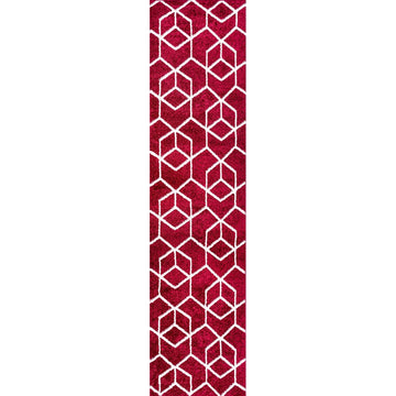 Tumbling Blocks Modern Geometric Area Rug 2